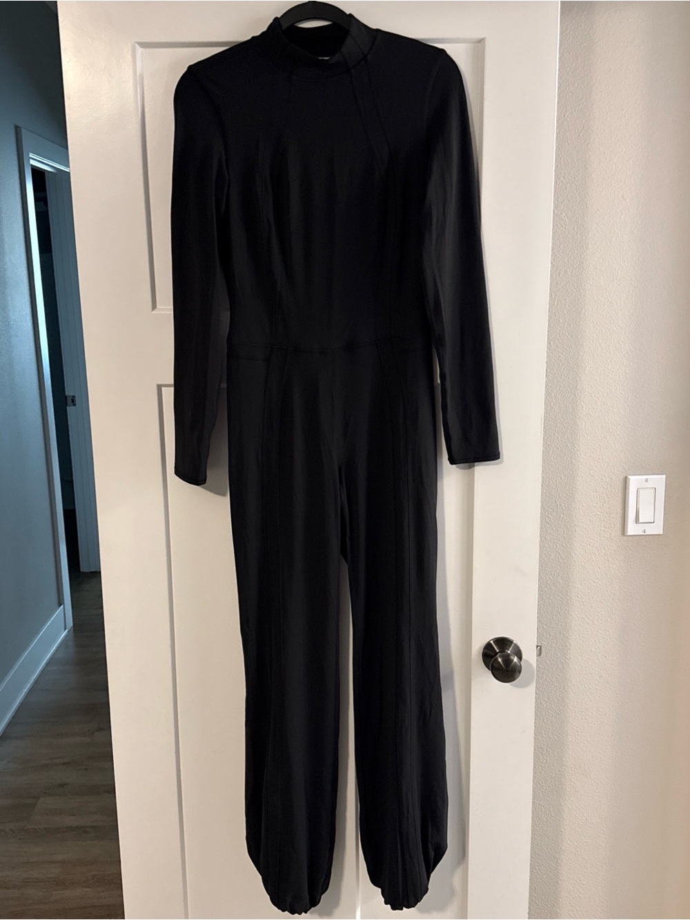 Lululemon Women's Black Long-Sleeve Jumpsuit